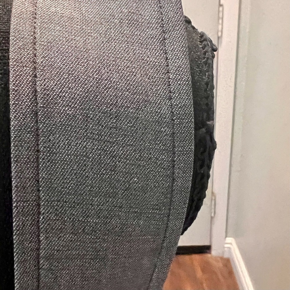 Max MARA gray bubble hem dress.  Made in Italy. Size 10 - Picture 12 of 13